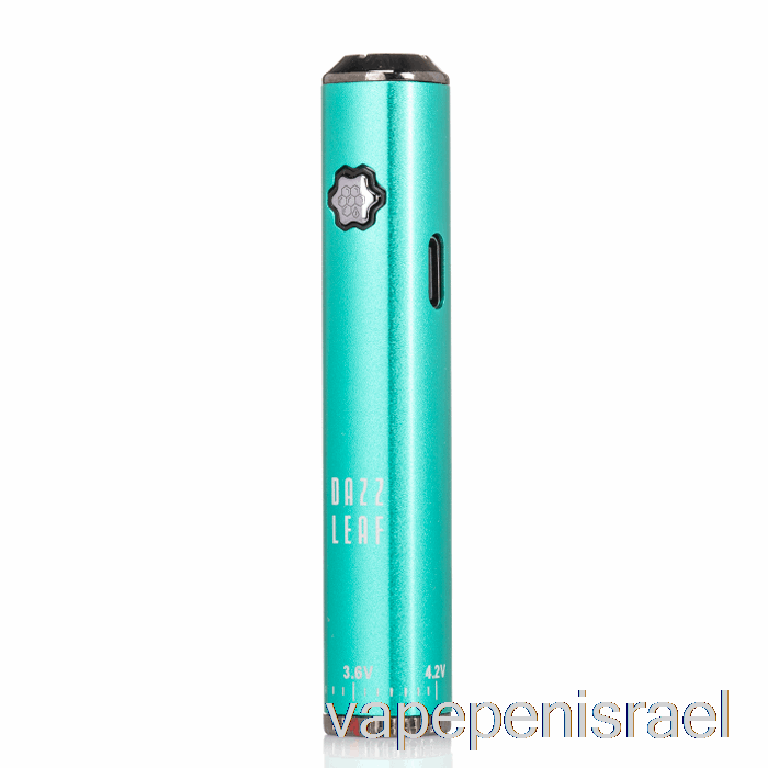 חד פעמי Vape Israel Dazzleaf Squarii תחתון טוויסט 510 סוללה בצבע ירוק מנטה
